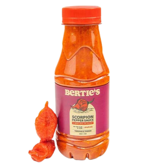 Scorpion Pepper Sauce - Bertie’s - 300 ml