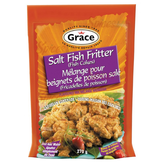 Salt Fish Fritters Fish Cakes - Grace - 270g