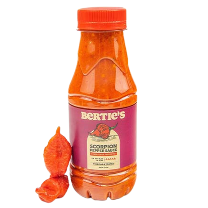 Scorpion Pepper Sauce - Bertie’s - 300 ml