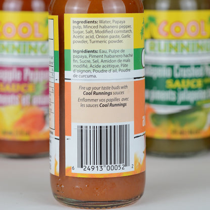 Papaya Pepper Sauce - Cool Runnings - 148 mL