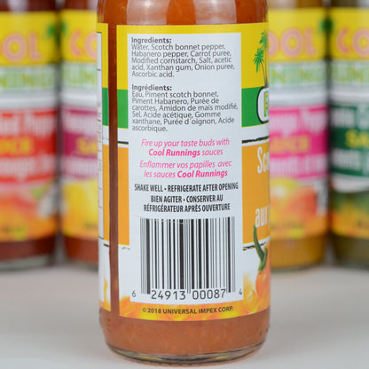 Scotch Bonnet Pepper Sauce - Cool Runnings - 148 mL