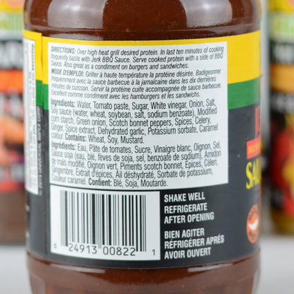 Jerk Barbecue Sauce - Cool Runnings - 465ml