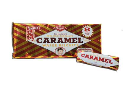 Caramel Chocolate Wafers - Tunnock's  - 8 pack (240 g)